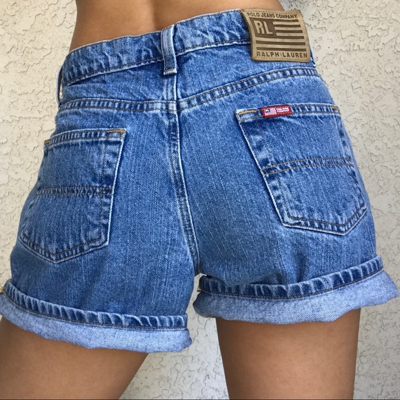 Polo Ralph Lauren Pants - Vintage Polo Ralph Lauren Denim Shorts